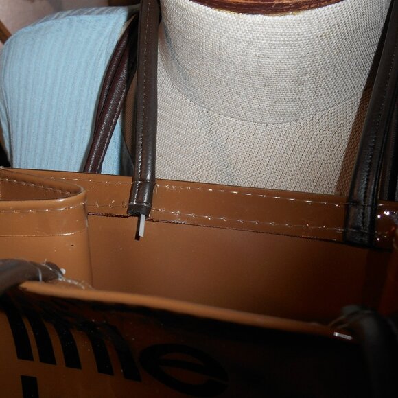 MEDIUM BROWN BAG AND LITTLE BROWN BAG SET BLOOMINGDALE'S TOTES COLLECTION - Picture 7 of 9